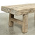 Approx. 49 Inches wide rustic live-edge vintage coffee table, weathered natural