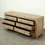 Capri Chest of Drawers Weathered Natural Pine 75x20x31.5H