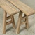 Approx.51 Inches Wide Reclaimed Solid Wood Noodle Bench Weathered Natural