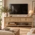 Sorrento 2-Door Console Table with Shelf, Weathered Natural-84"