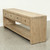 Sorrento 4-Drawer Bench with Shelf, Weathered Natural-68"
