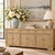 Sorrento 3-Drawer 3 Door Sideboard, Weathered Natural-93"