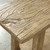 Approx. 45 inches wide, 12 inch deep, vintage console with shelf, Weathered Natural