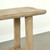 Approx. 45 inches wide, 12 inch deep, vintage console with shelf, Weathered Natural