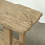 Approx. 45 inches wide, 12 inch deep, vintage console with shelf, Weathered Natural