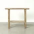 Approx. 43 inches wide, 12 inches deep, vintage console with shelf, Weathered Natural