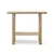 Approx. 43 inches wide, 12 inches deep, vintage console with shelf, Weathered Natural