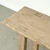 Approx. 43 inches wide, 12 inches deep, vintage console with shelf, Weathered Natural