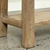 Approx. 42.1 inches wide, 11.8 inches deep, vintage console with shelf, Weathered Natural