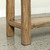 Approx. 42.1" wide, 11.8 " deep, vintage console with shelf, Weathered Natural