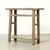 Approx. 37.4" wide, 11.8 " deep, vintage console with shelf, Weathered Natural