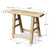 Vintage Rustic Stool 19.7H 28.3W 7.5D