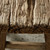 Vintage Rustic Stool 18.9H 20.9W 11.4D