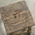 Vintage Rustic Stool 21.7H 17.7W 17.7D