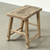 Vintage Rustic Stool 20.1H 21.3W 12.2D