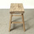 Vintage Rustic Stool 20.5H 22.4W 11.8D