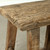 Vintage Rustic Stool 20.9H 18.9W 11.4D