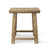Vintage Rustic Stool 20.9H 18.9W 11.4D