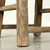 Vintage Rustic Stool 20.9H 18.9W 11.4D