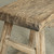 Vintage Rustic Stool 19.7H 16.9W 10.2D