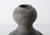13" Earthy Gray pottery gourd-shaped vase (finish varies no two are the same)