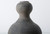 13" Earthy Gray pottery gourd-shaped vase (finish varies no two are the same)