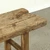 Approx. 53.1" wide, 14.2" deep, vintage console with shelf, Weathered Natural