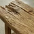 Approx. 53.1" wide, 14.2" deep, vintage console with shelf, Weathered Natural