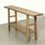 Approx. 59.4" wide, 13.4" deep, vintage console with shelf elmwood, Weathered Natural