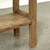 Approx. 59.4" wide, 13.4" deep, vintage console with shelf elmwood, Weathered Natural
