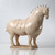 Approx. 22 Inches Wide Extra Large Fat Tang Horse Statue Vintage White (Pre-order only)