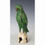 12" Green Glazed Parrot Large