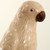 Approx. 12 Inches High Creamy White Glazed Parrot Large