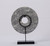 Jade Disk Statue With Base 8 Inch Marble Jade Disk Statue With Base 8 Inch Marble