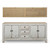 79" Long Amalfi Two Tones Buffet 3 Drawers 4 Doors Distressed White