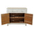 Amalfi Two Tones Side Table With Two Drawers 39x18x35H