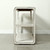 Ming Console Table with Shelf, Distressed Off White, 63x18x31. Pre-order only, minimum 2