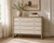 Ming Two Tones Dresser 4 Drawers Antique Off White 41x20x35H