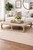 Ming Arch Coffee Table Weathered Whitewash 67x43x16