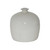 11" Off White Ceramic Vase with small opening