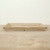 Approx. 28" wide, 16" deep, reclaimed wood tray, weathered off-white wash