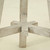 Elm round Stool Weathered White wash