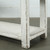 Amalfi Two Tones Console Table with 4 Drawers 91X18X34H
