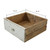 Amalfi Two Tones Console Table with 4 Drawers 91X18X34H