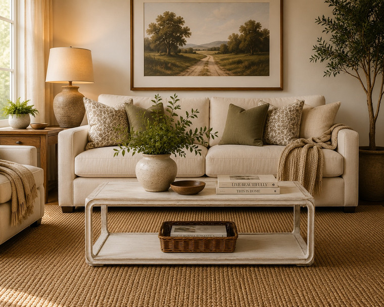 Peking Ming Coffee Table With Storage White wash 47x24x18H