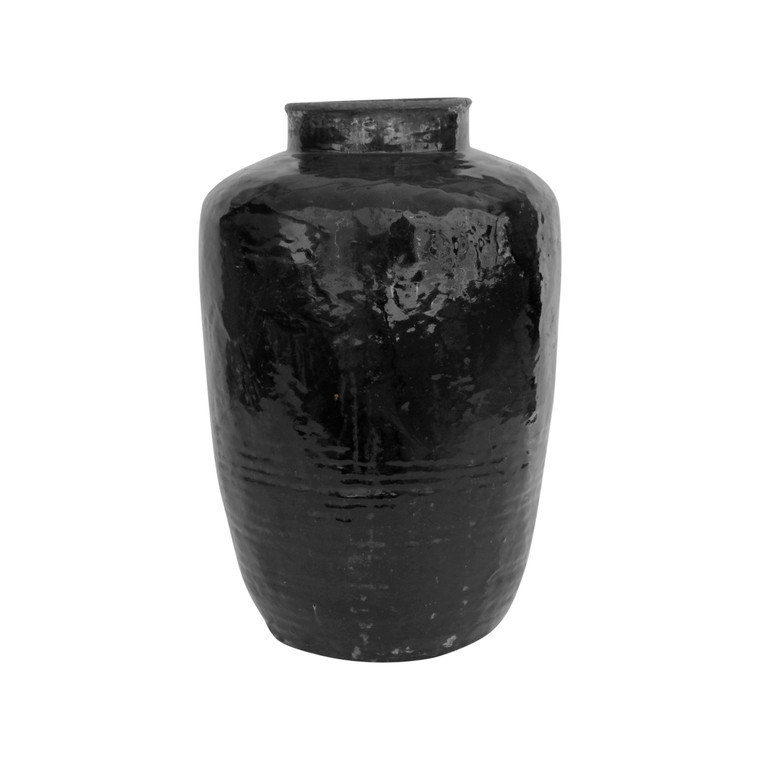 25"-30" High Vintage Wine Jar with Black Glaze(Size & color vary)