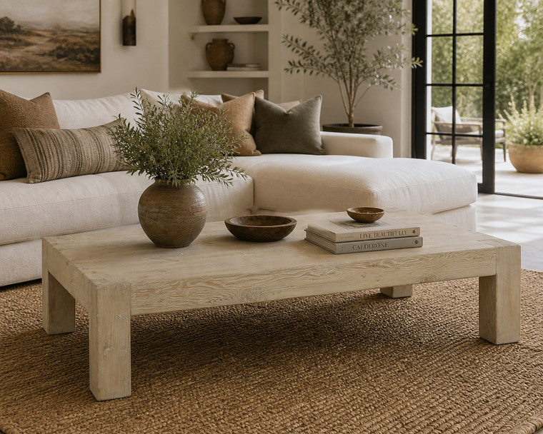 Capri Heritage Rectangular Coffee Table Coffee Table 67x37x18H