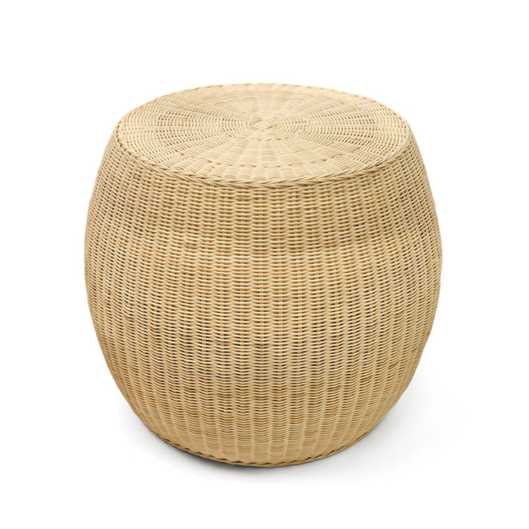 Bali Rattan Side Table/Garden Stool 24X24x20H