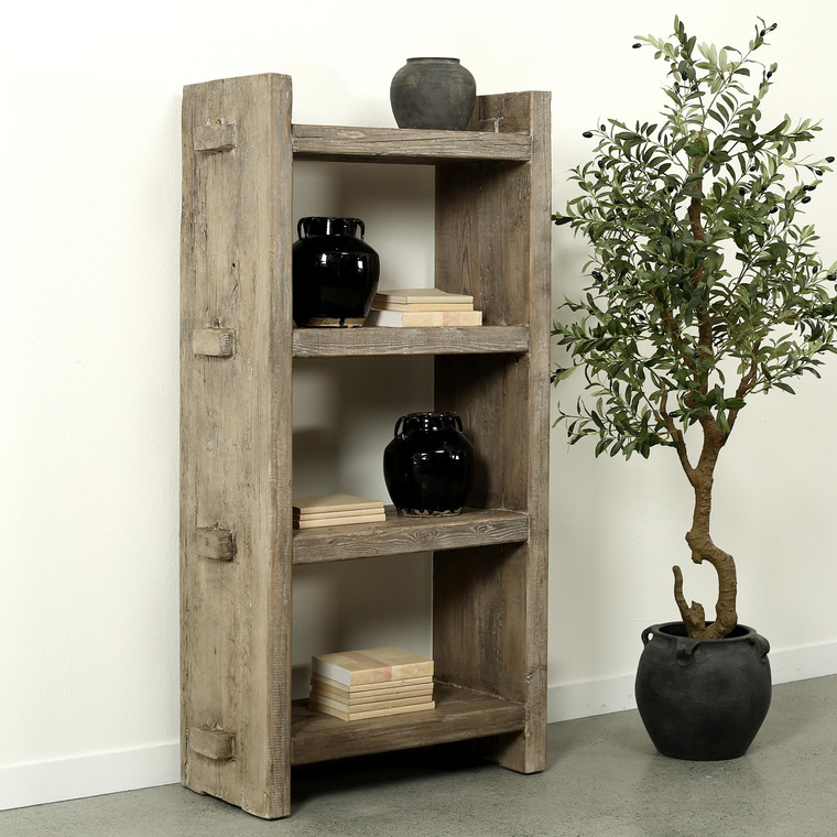 Vintage Shelf Weathered Natural Size Vary Approx. 31x16x65H PRE-ORDER ONLY Vintage Shelf Weathered Natural Size Vary Approx. 31x16x65H PRE-ORDER ONLY