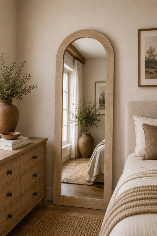 Archy Recycled Pinewood Mirror Weathered Natural 31.88x70.86